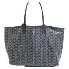 Goyard Saint Louis PM Tote Medium Grey Goyardine Canvas 2019