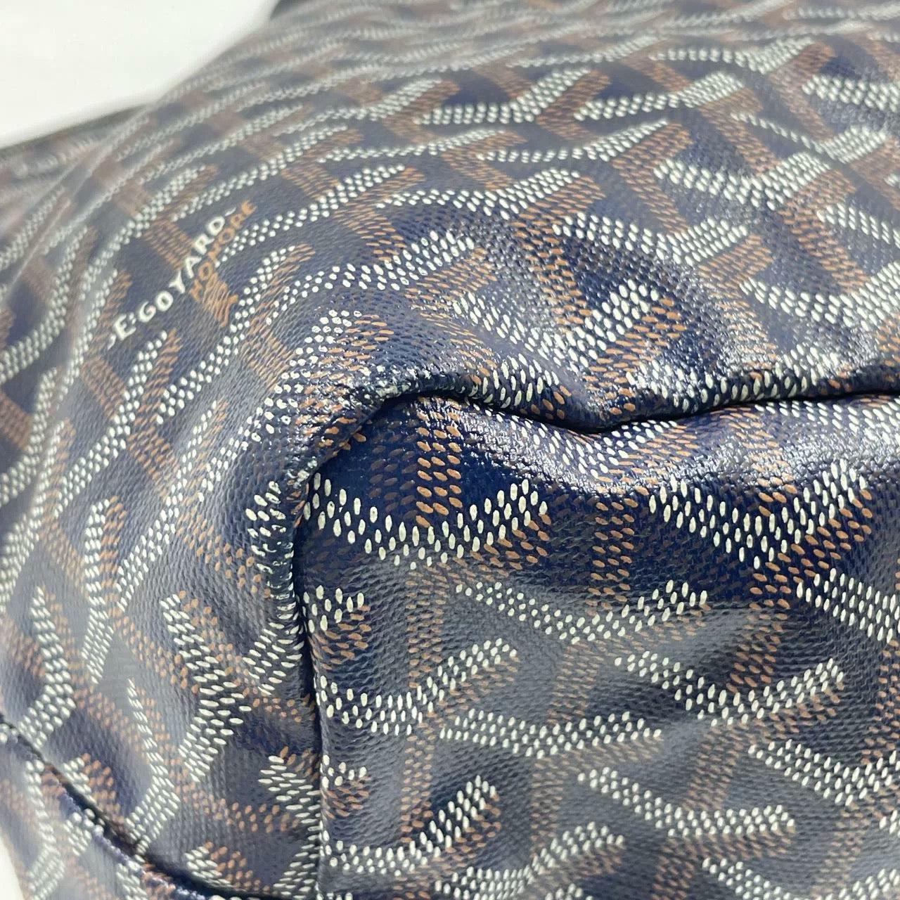 Goyard Saint Louis PM Tote Medium Navy 11