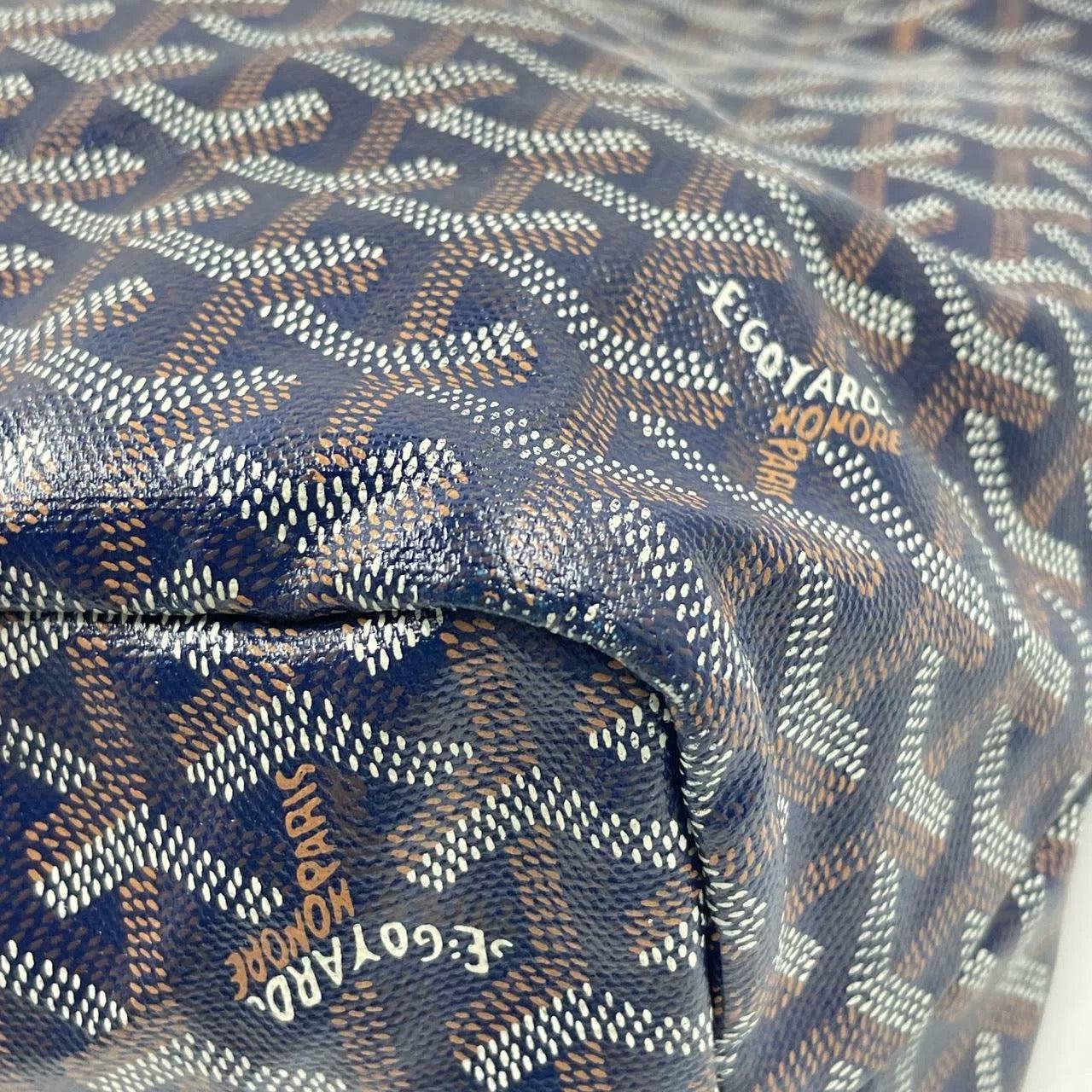 Goyard Saint Louis PM Tote Medium Navy 14