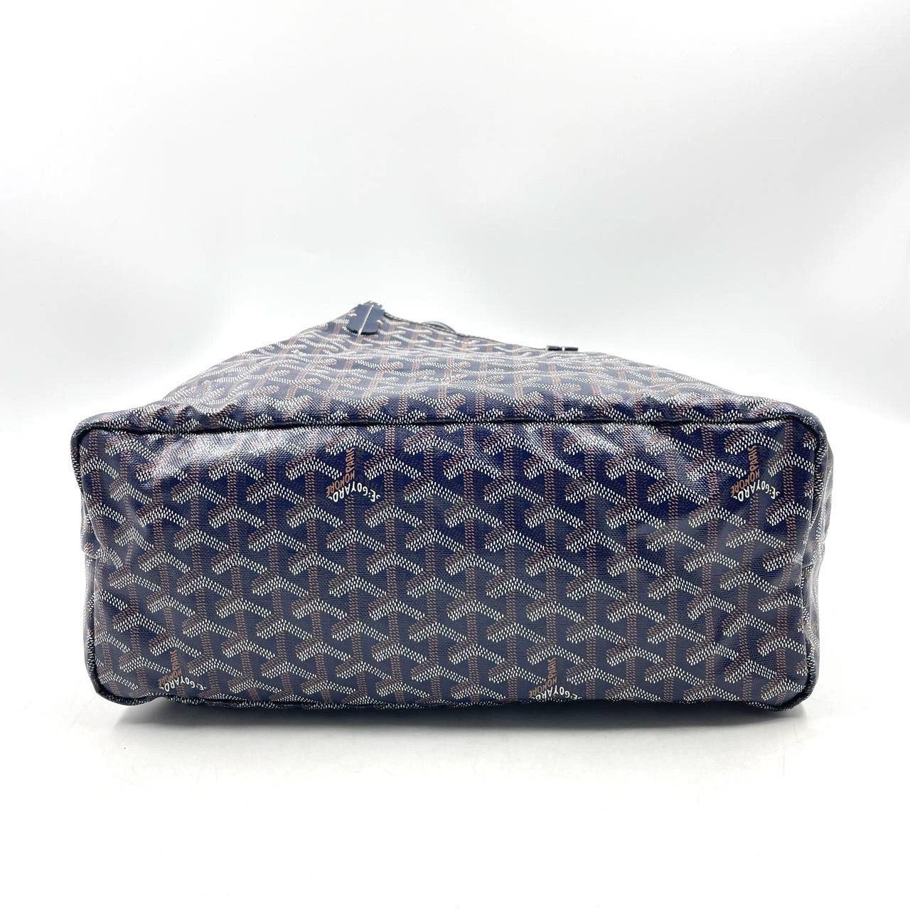 Goyard Saint Louis PM Tote Medium Navy at 1stDibs