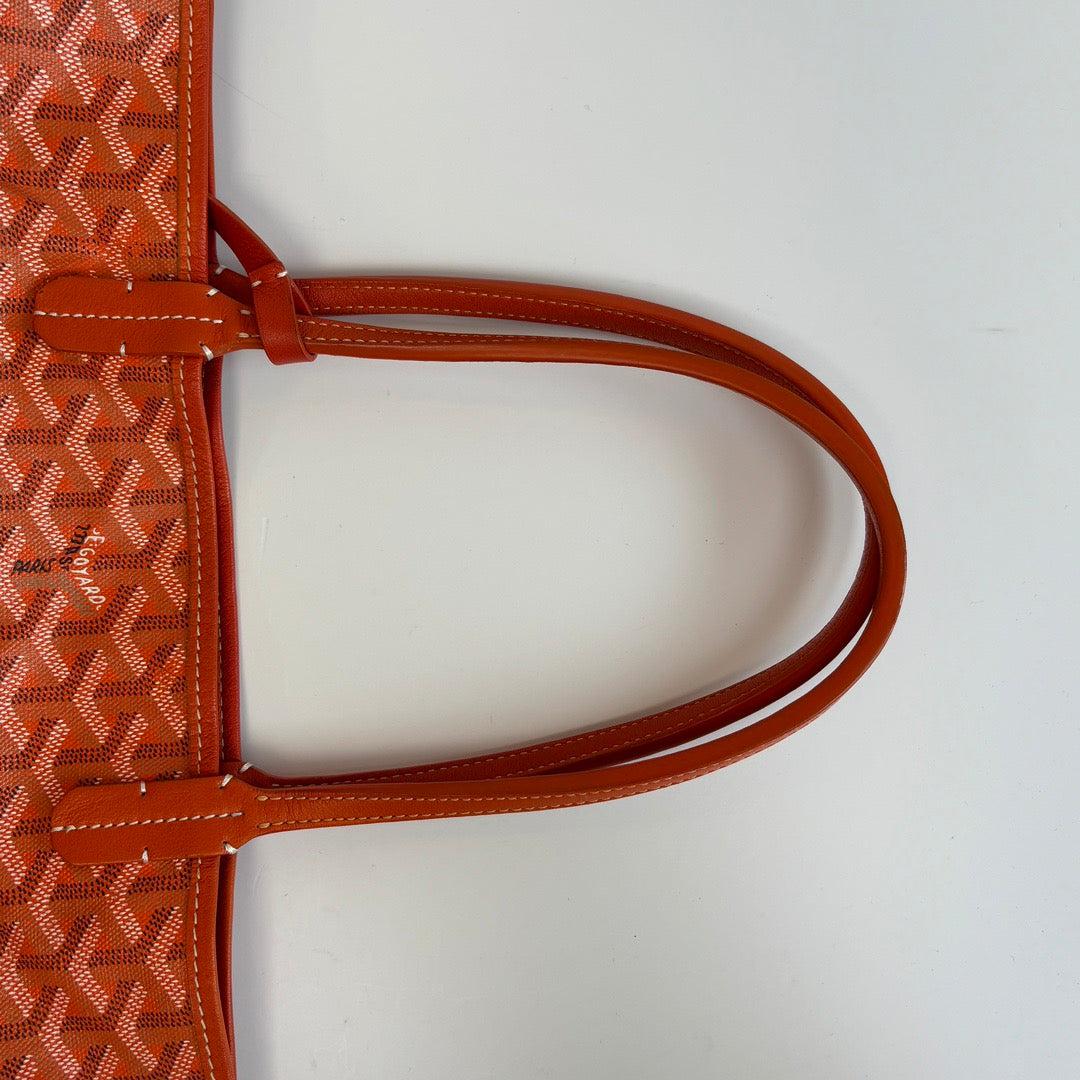 Goyard Saint Louis PM Tote Naranja Mediano 2018 en venta 9