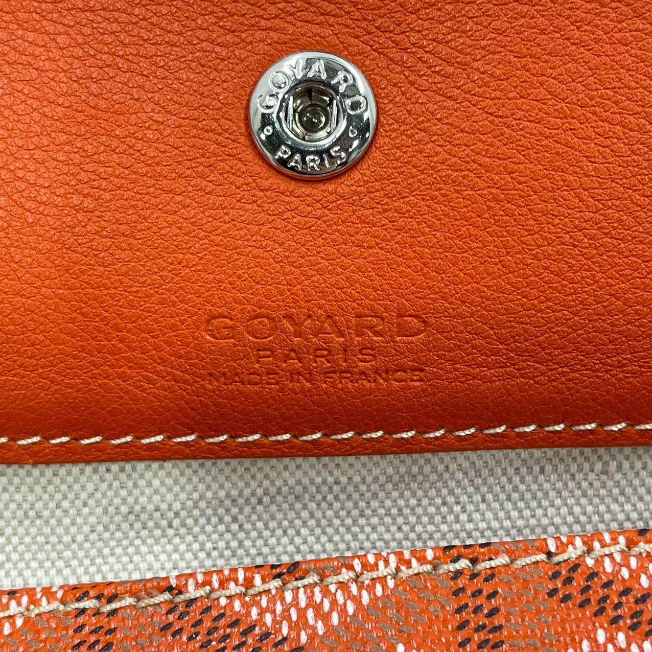 Goyard Saint Louis PM Tote Naranja Mediano 2018 en venta 14