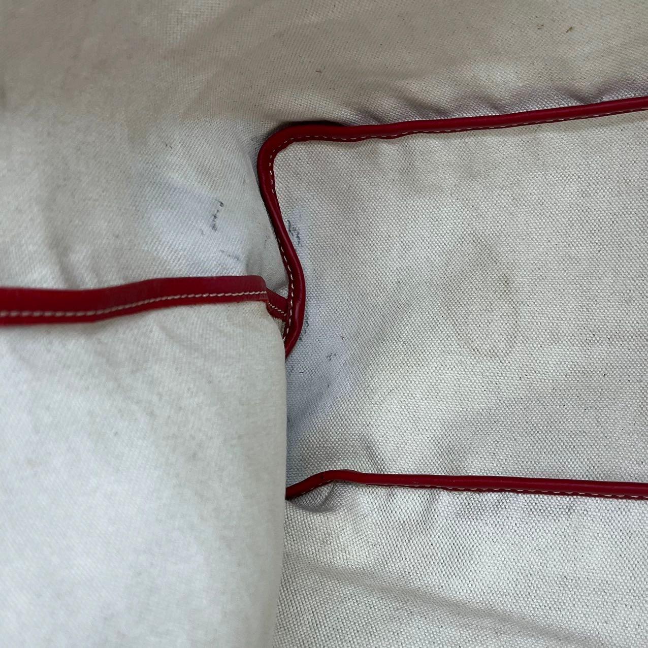 Goyard Saint Louis PM Tote Medium Red Goyardine 2017 en vente 6