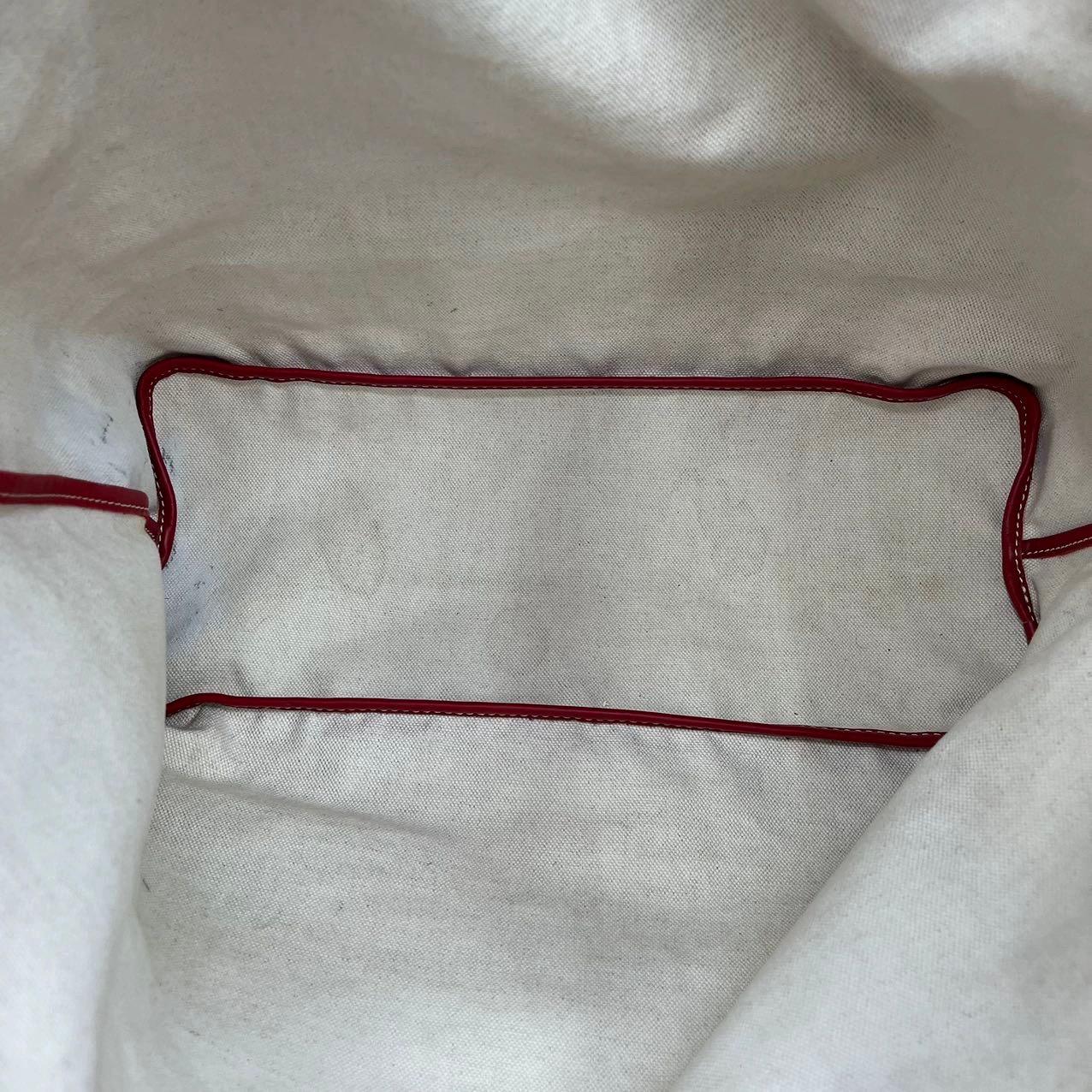 Goyard Saint Louis PM Tote Medium Red Goyardine 2017 en vente 2