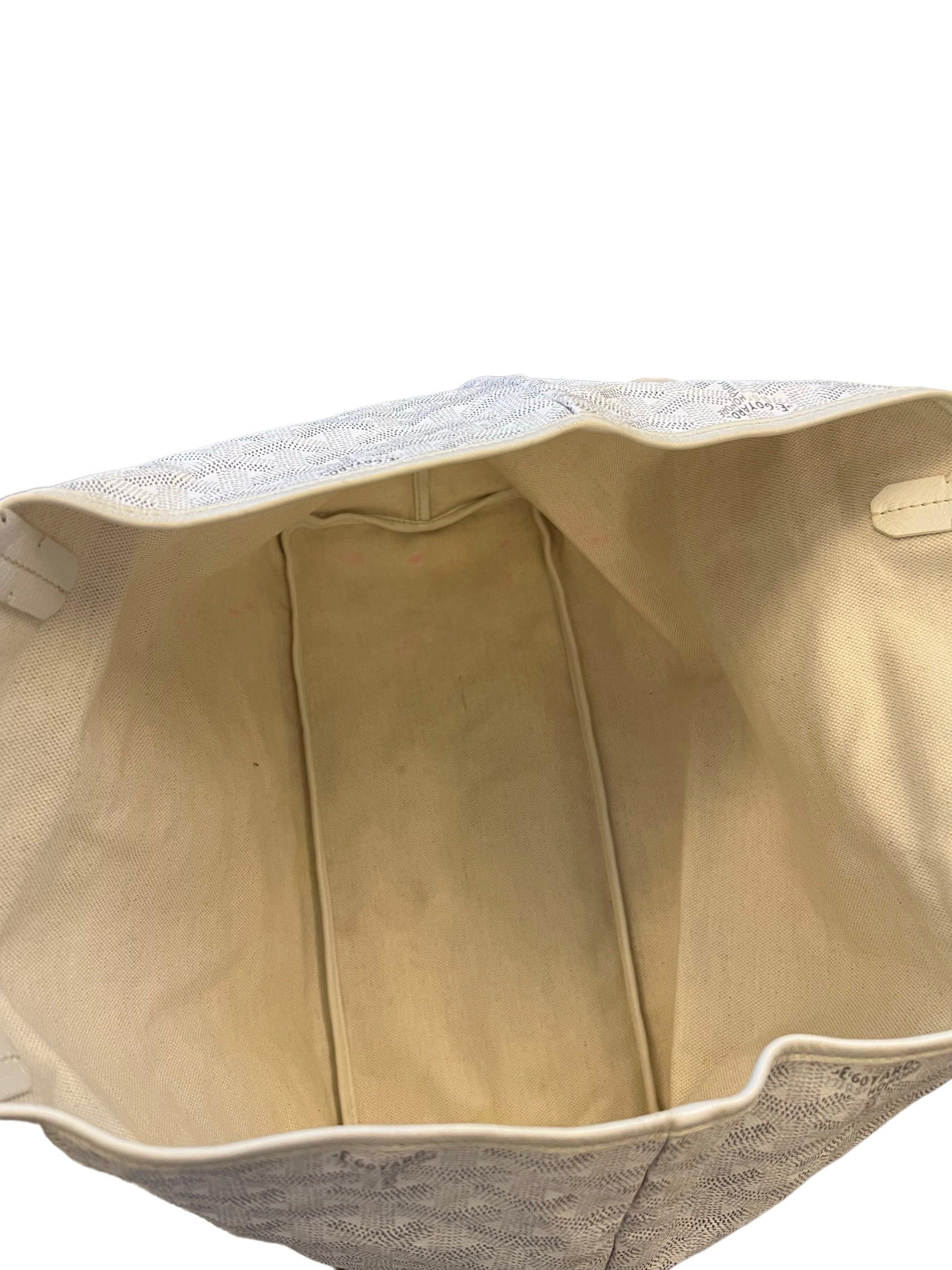 Goyard Saint Louis PM Tote Medium White 12