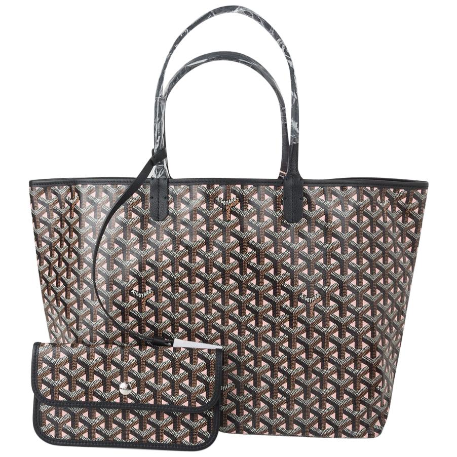 Goyard Senat Pouch MM Grey in Canvas/Calfskin with Palladium-tone - US