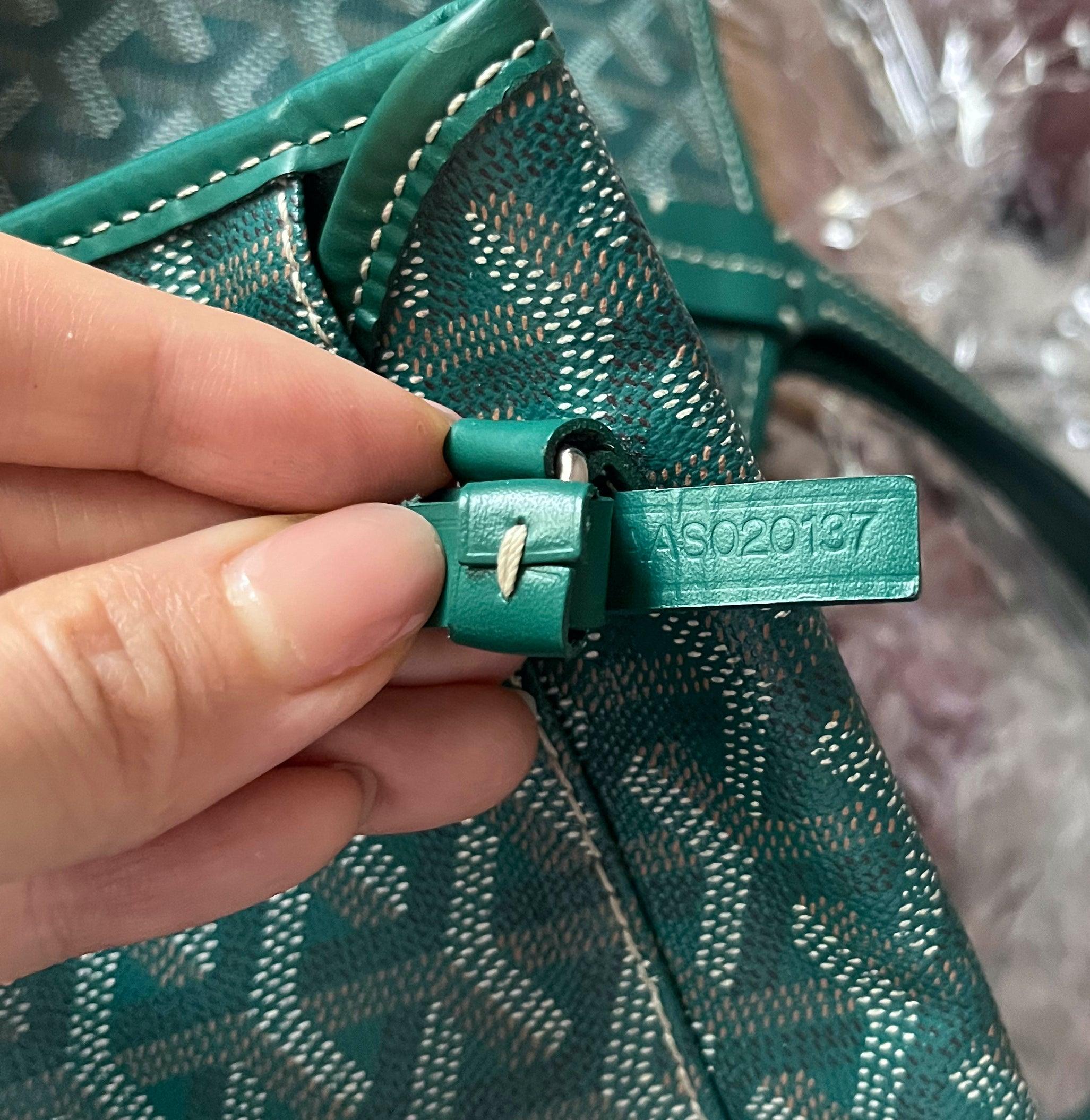 Goyard Saint Louis Tote 2013 PM Medium Green 15