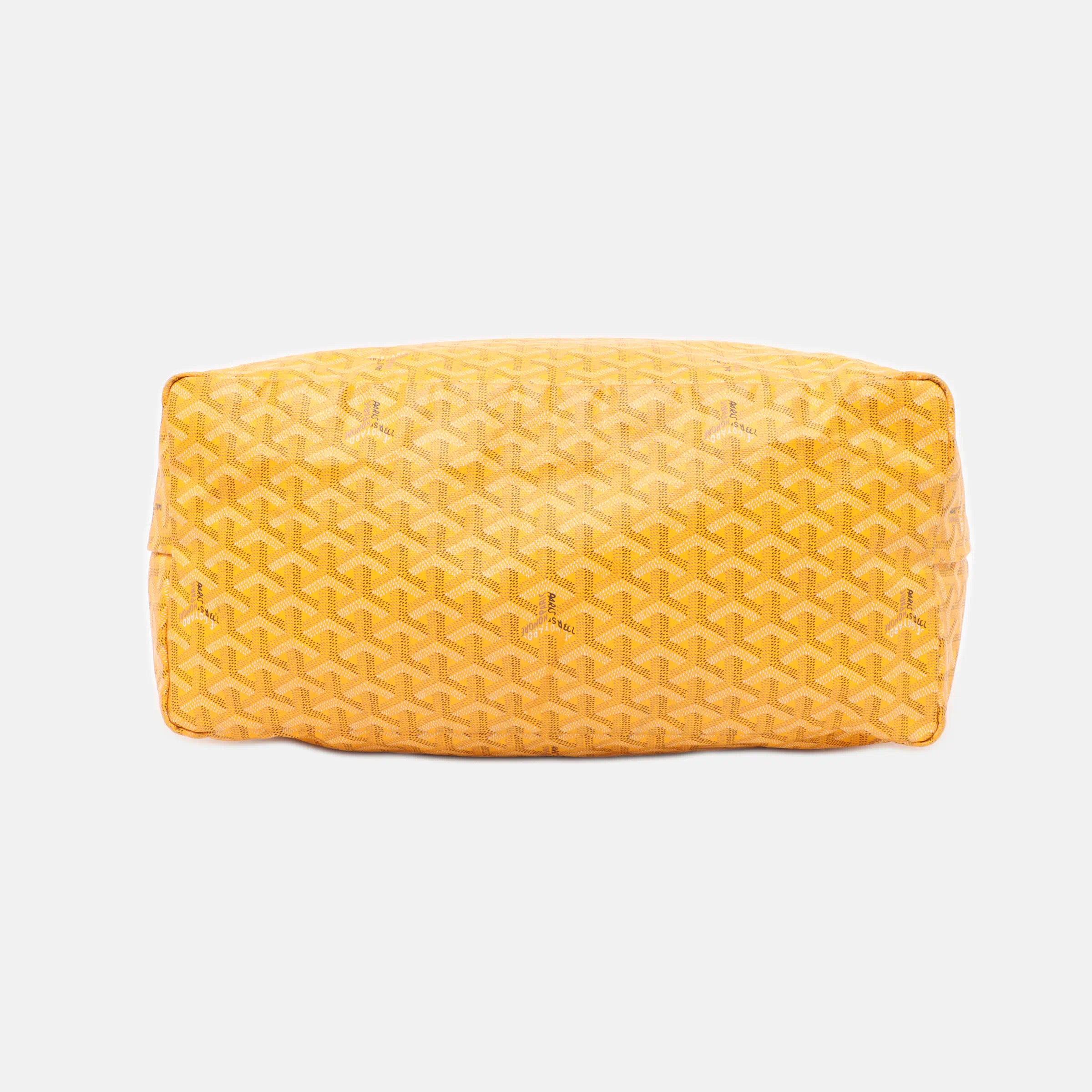 Goyard Saint Louis Tote 2014 GM Large Yellow In Good Condition In AUBERVILLIERS, FR