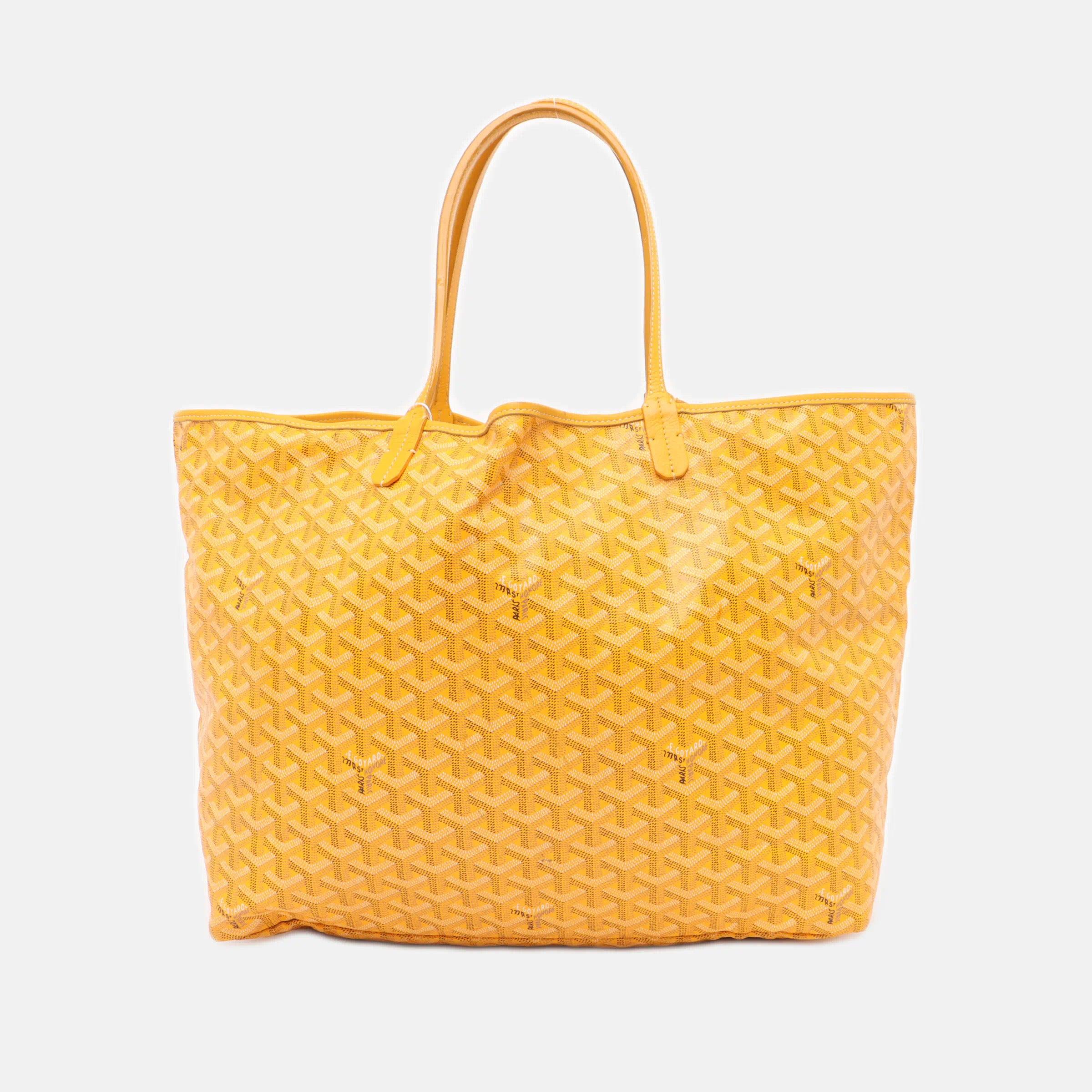 Women's Goyard Saint Louis Tote 2014 GM Large Yellow
