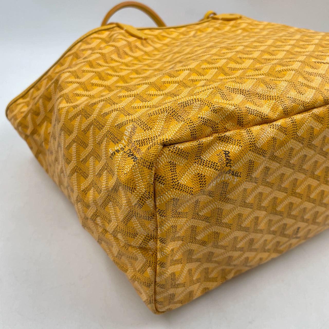 Goyard Saint Louis Tote 2014 PM Medium Yellow 12