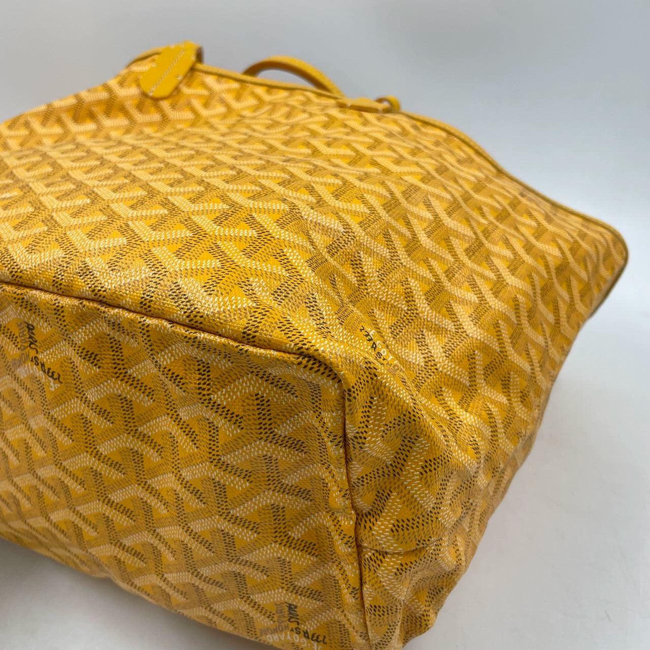 Goyard Saint Louis Tote 2014 PM Medium Yellow 13