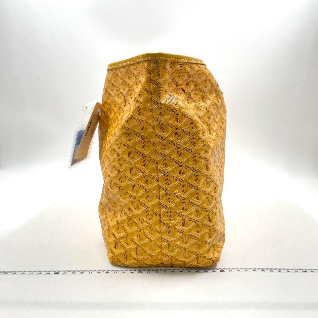 Goyard Saint Louis Tote 2014 PM Medium Yellow In Excellent Condition In AUBERVILLIERS, FR