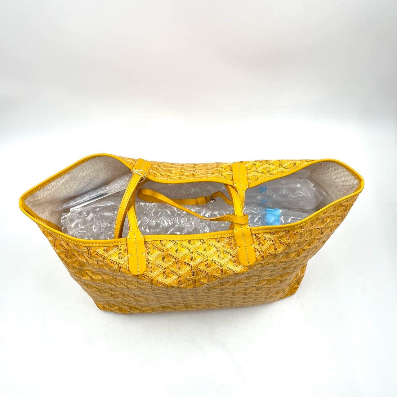 Goyard Saint Louis Tote 2014 PM Medium Yellow 3