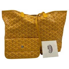 Goyard Saint Louis Tote 2014 PM Medium Yellow