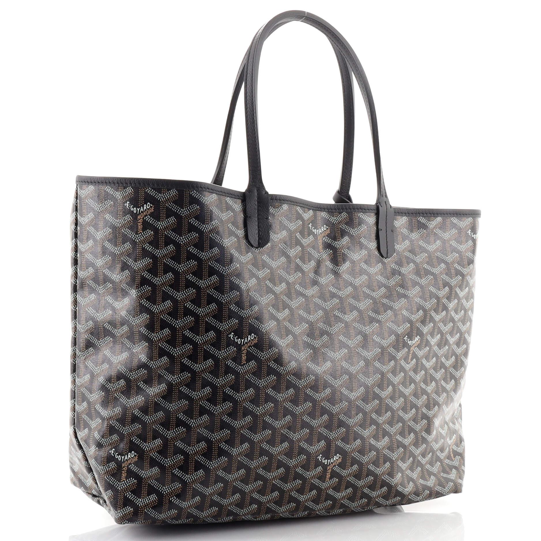 Goyard Saint Louis Tote Claire Voie Coated Canvas PM In Good Condition In NY, NY