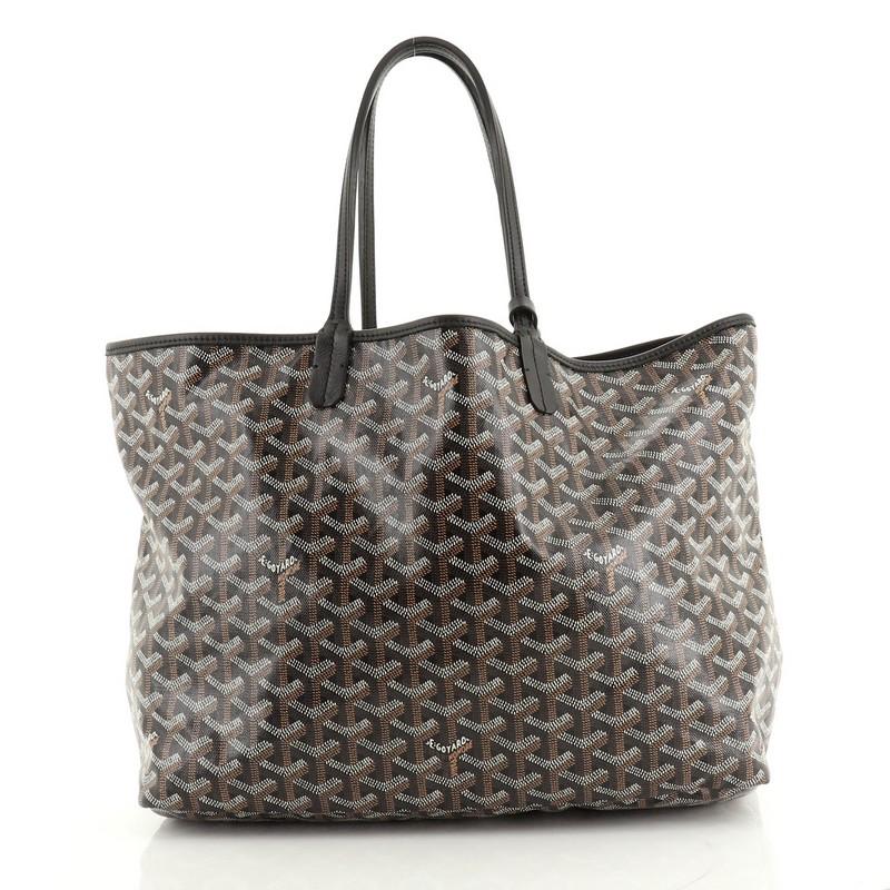 Goyard Saint Louis Tote Coated Canvas PM In Good Condition In NY, NY