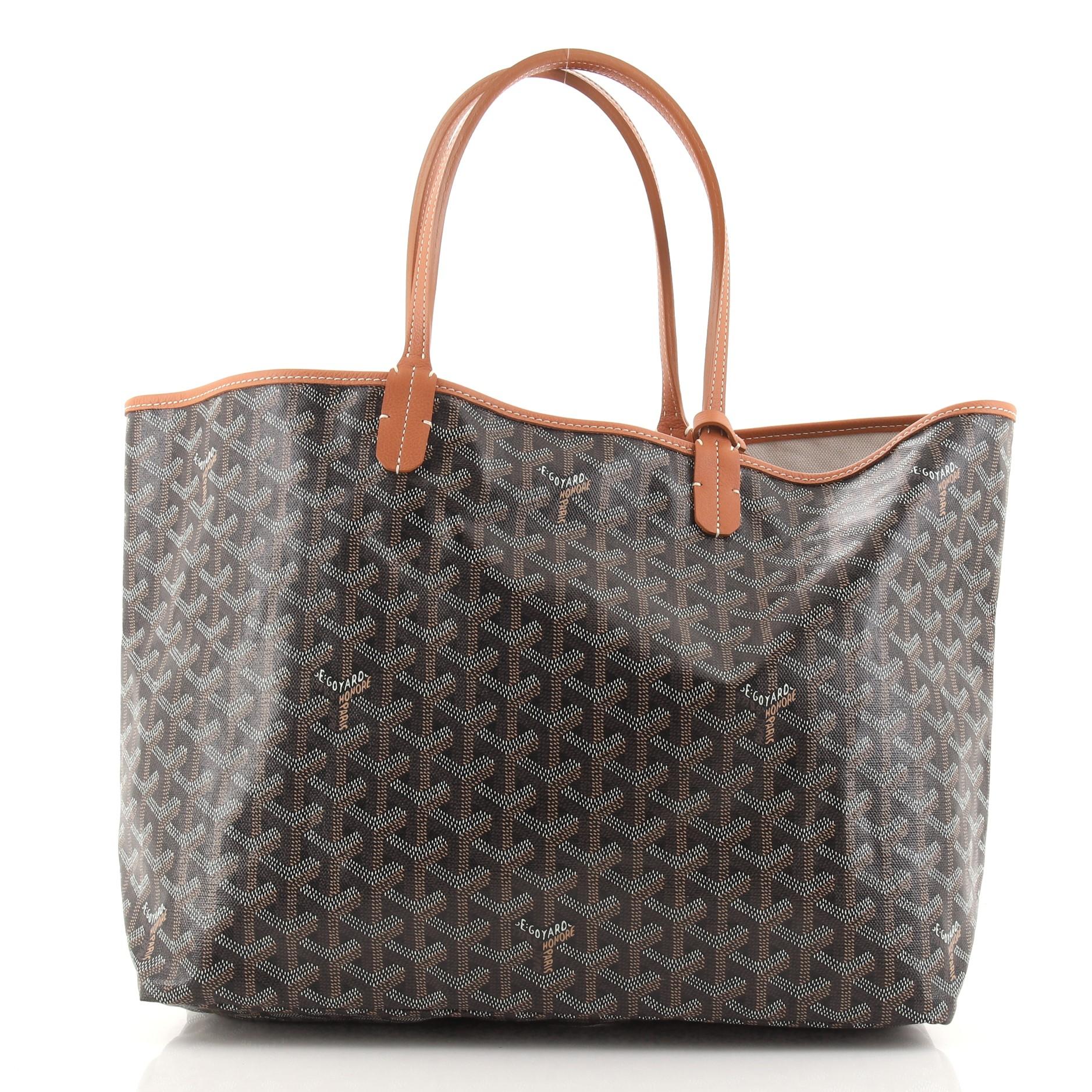 Goyard Saint Louis Tote Coated Canvas PM In Good Condition In NY, NY