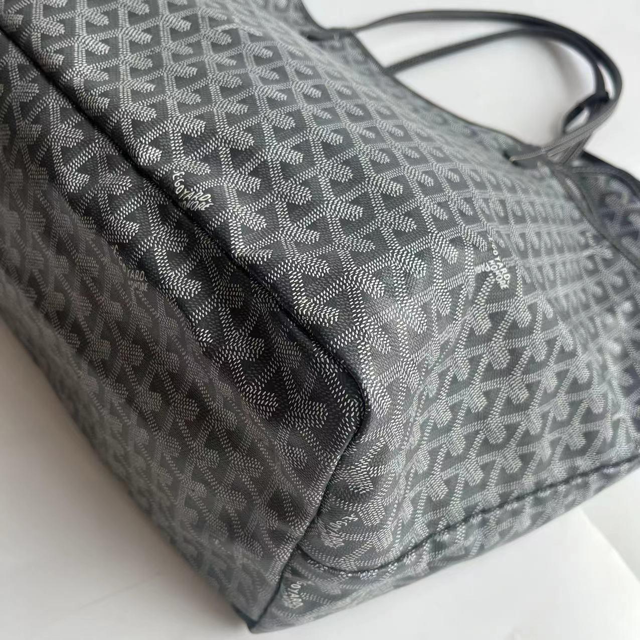 Goyard Saint Louis Tote GM Large Grey Goyardine Canvas 2017 en vente 6