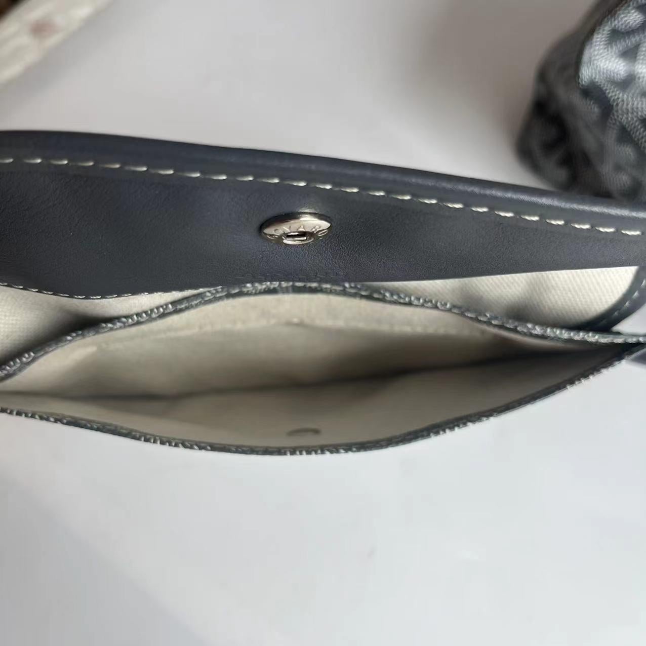 Goyard Saint Louis Tote GM Large Grey Goyardine Canvas 2017 en vente 10