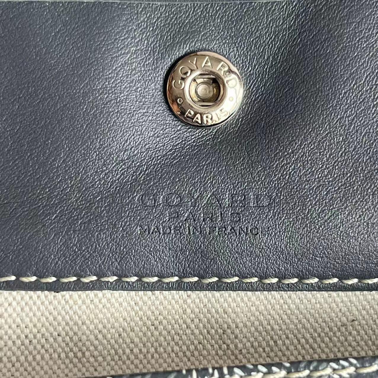 Goyard Saint Louis Tote GM Large Grey Goyardine Canvas 2017 en vente 11