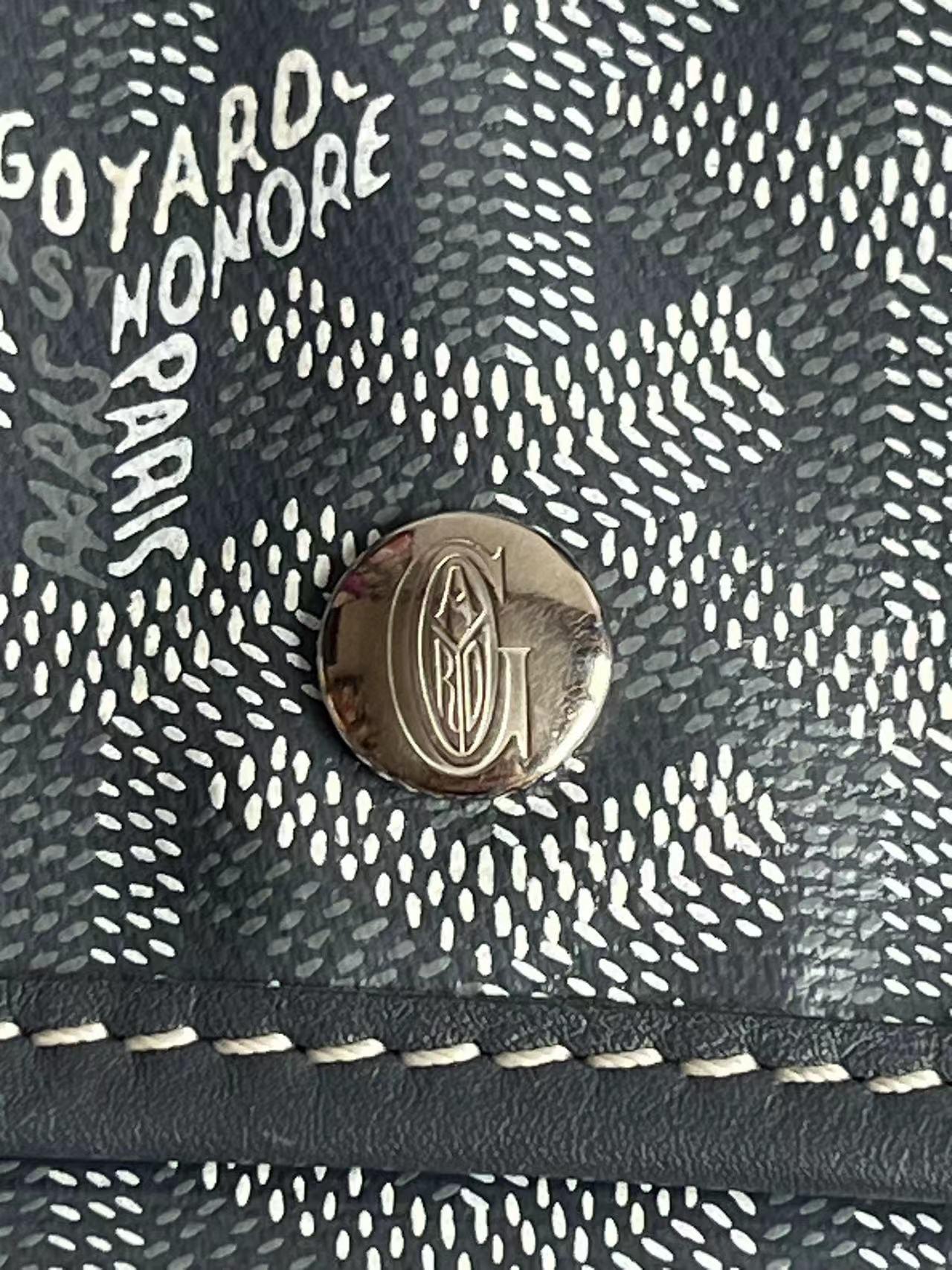 Goyard Saint Louis Tote GM Large Grey Goyardine Canvas 2017 en vente 13