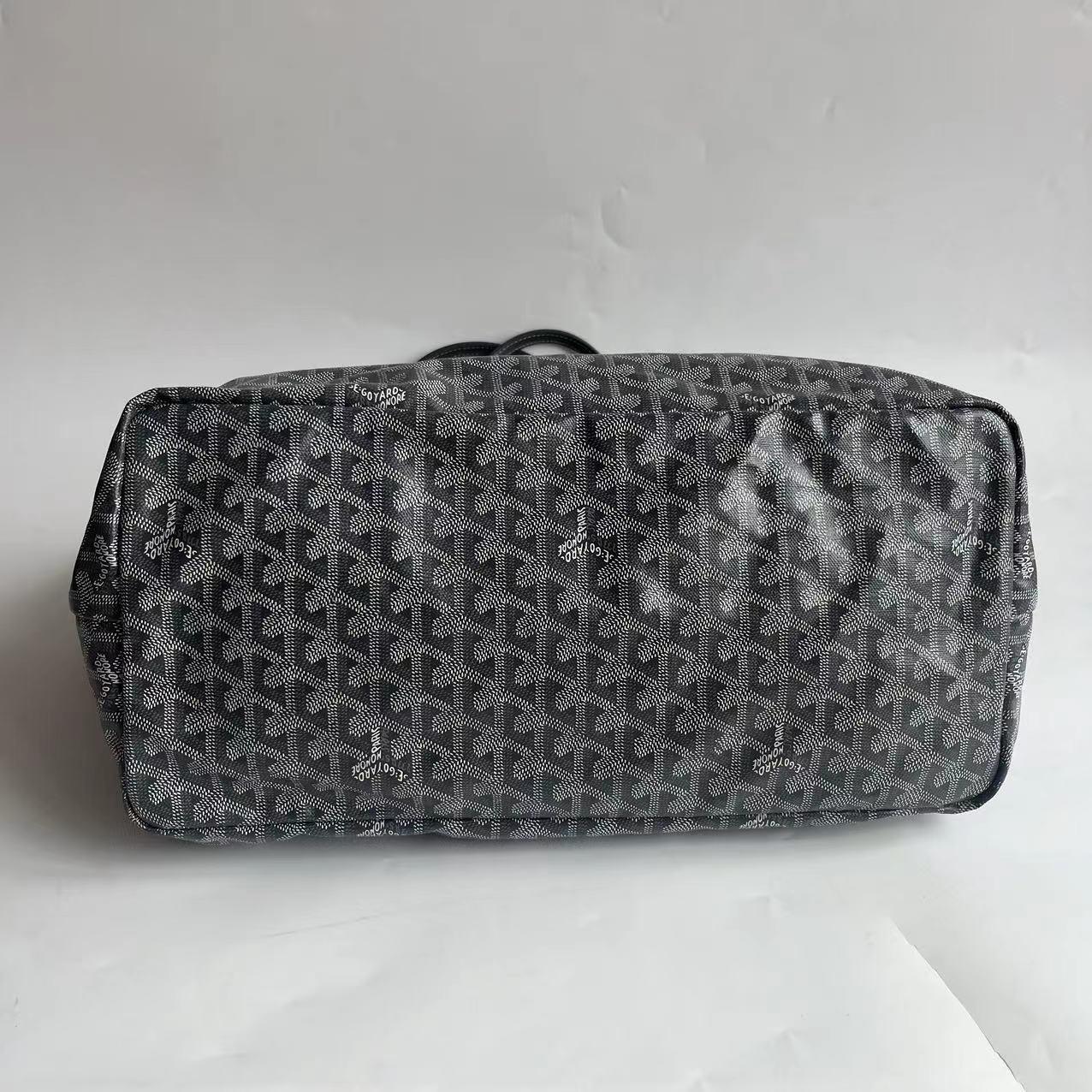 Goyard Saint Louis Tote GM Large Grey Goyardine Canvas 2017 en vente 2