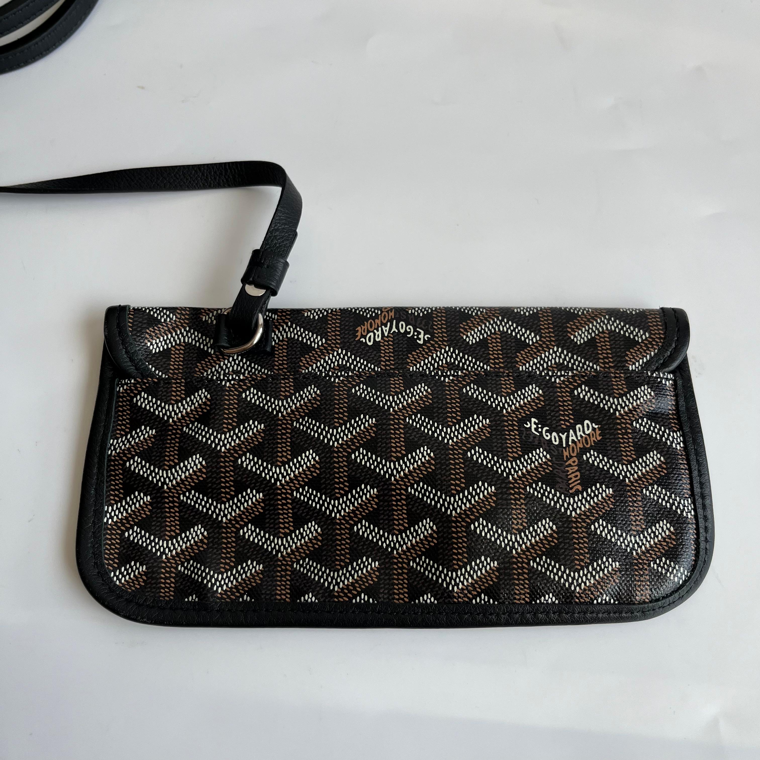 Goyard Saint Louis Tote Large GM Black Goyardine Canvas 2019 en vente 10