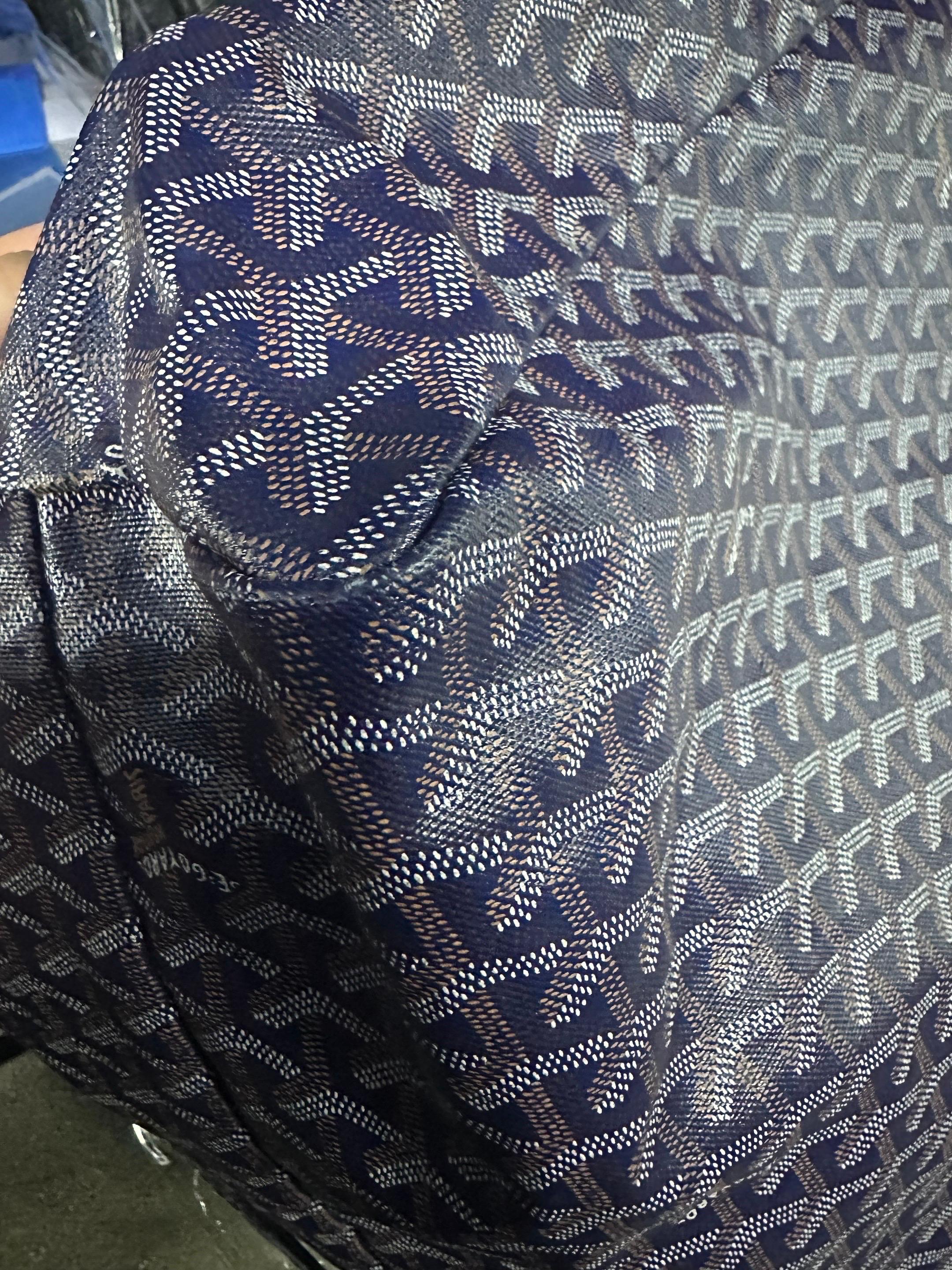Goyard Saint Louis Tote Grande GM Navy Tela Goyard in vendita 10
