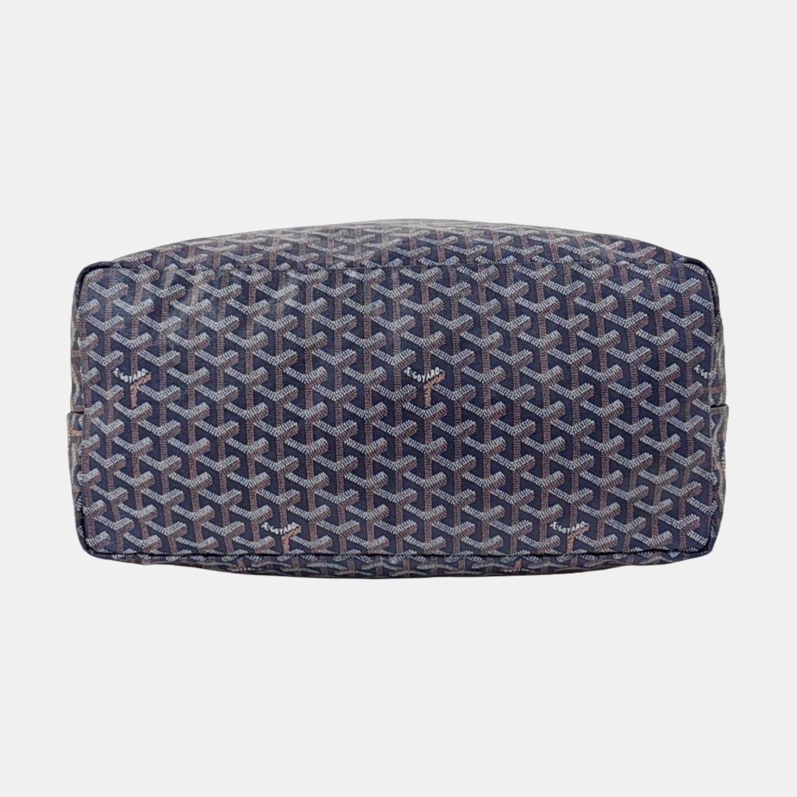 Goyard Saint Louis Tote Grande GM Navy Tela Goyard in vendita 1