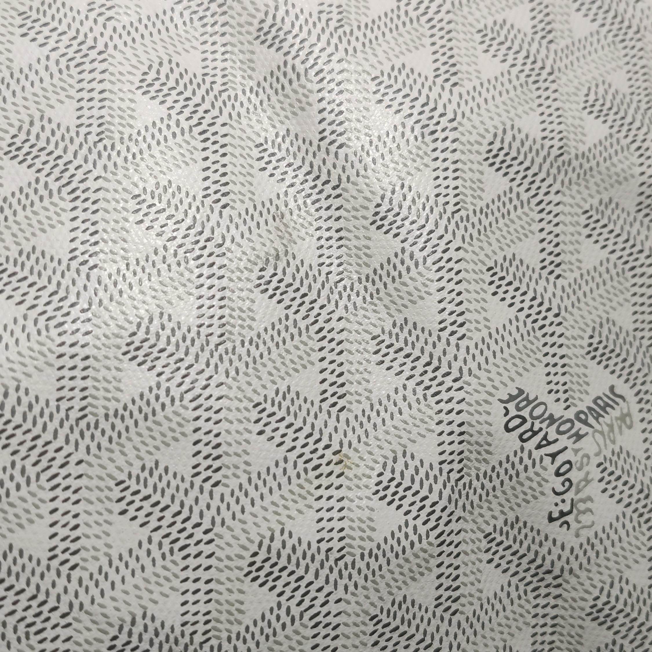Goyard Saint Louis Tote Large GM White Goyardine Canvas 2023 en vente 11