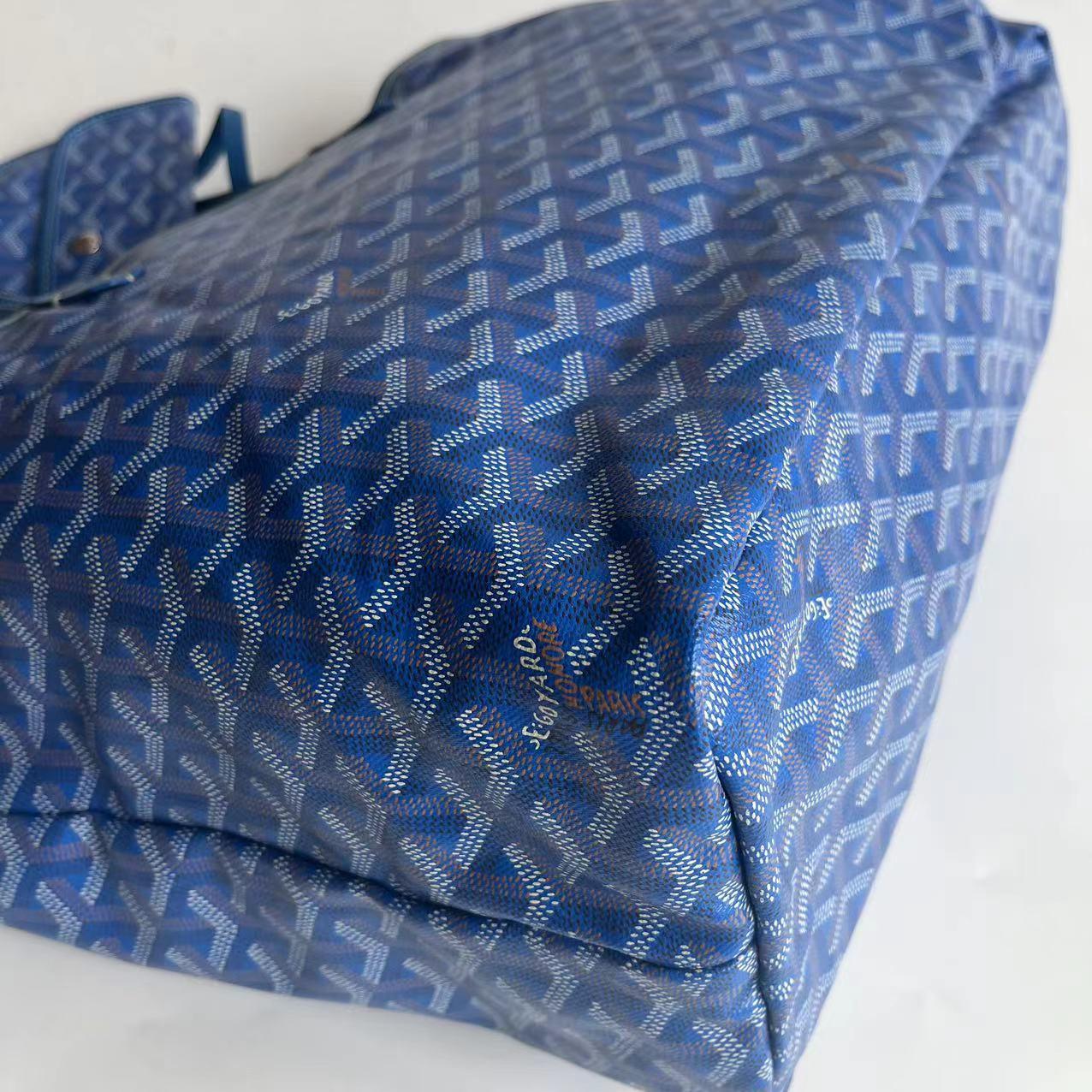 Goyard Saint Louis Tote Medium PM Blue 2018 en vente 5