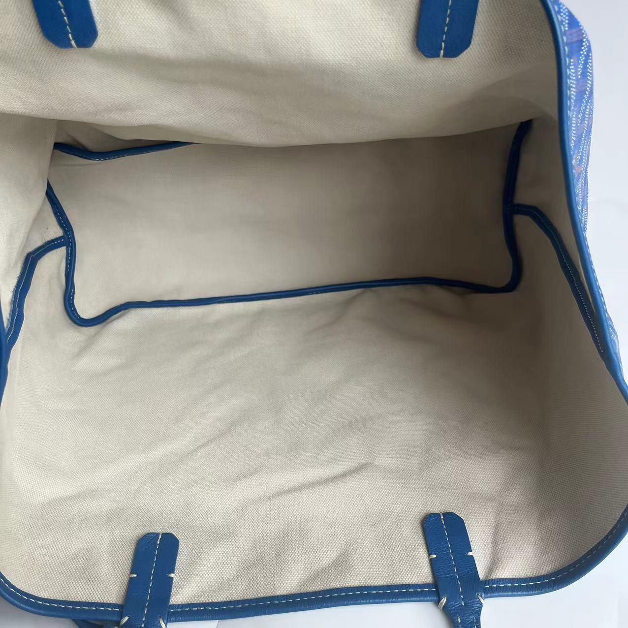 Goyard Saint Louis Tote Medium PM Blue 2018 en vente 7