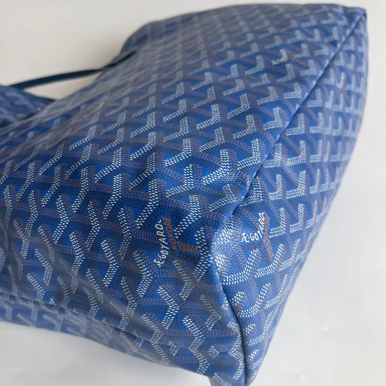 Goyard Saint Louis Tote Medium PM Blue 2018 en vente 3