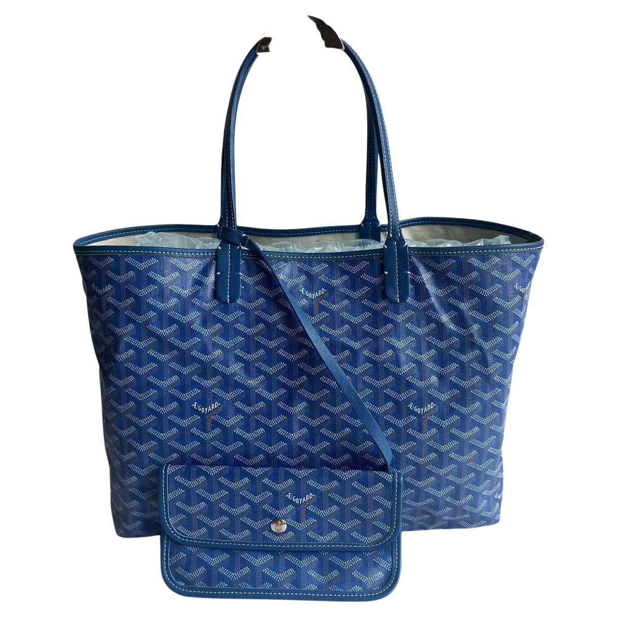 Goyard Saint Louis Tote Medium PM Blue 2018 en vente