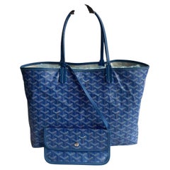 Goyard Saint Louis Tote Medium PM Blue 2018