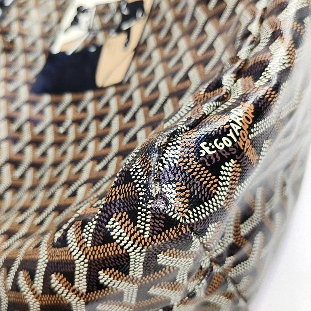 Goyard Saint Louis Tote PM Medium Nero Bulldog Francese in vendita 4