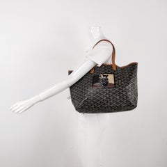 Borsa Goyard Saint Louis Tote PM, marrone medio, Bulldog francese, 2020