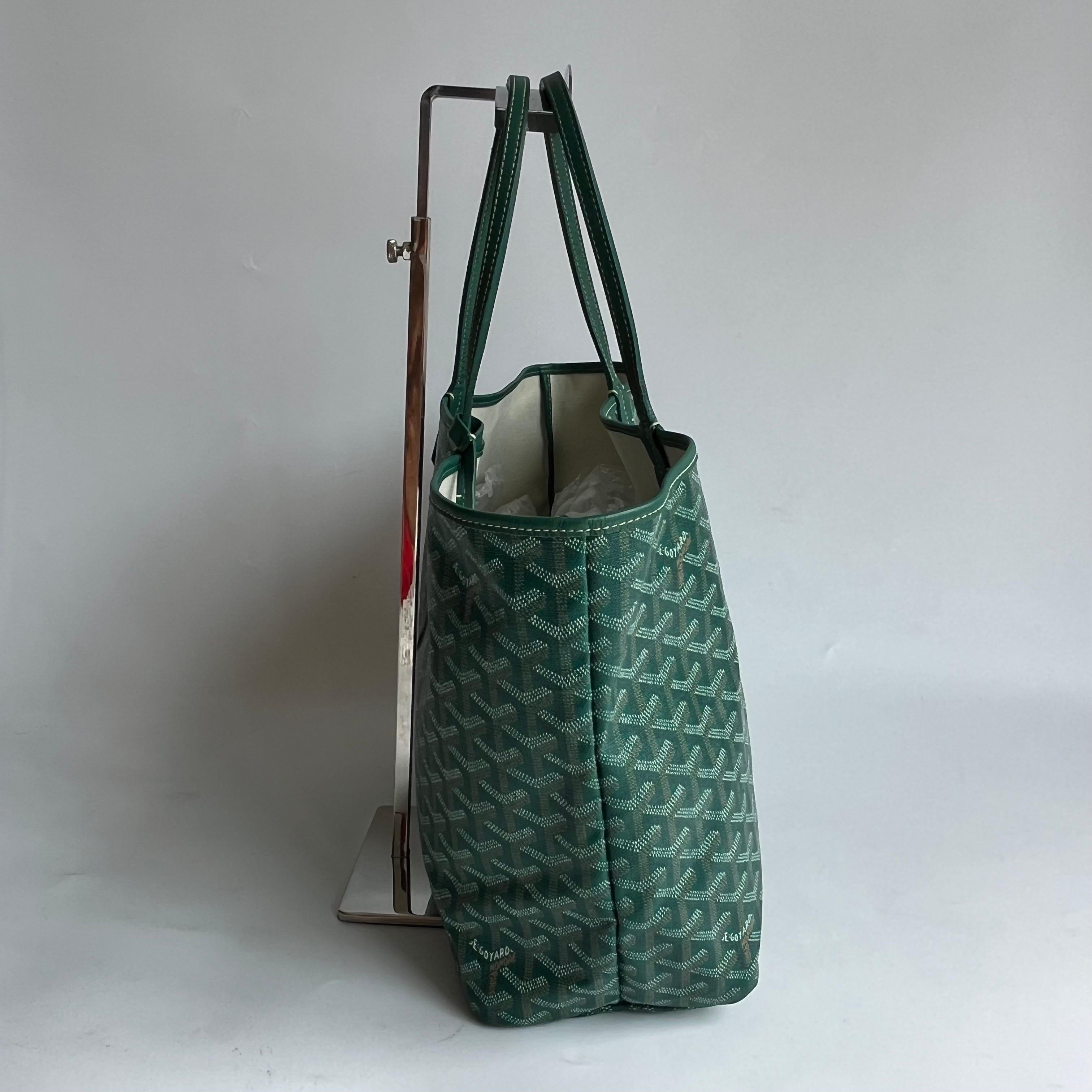 Women's Goyard Saint Louis Tote PM Medium Green 2019 For Sale