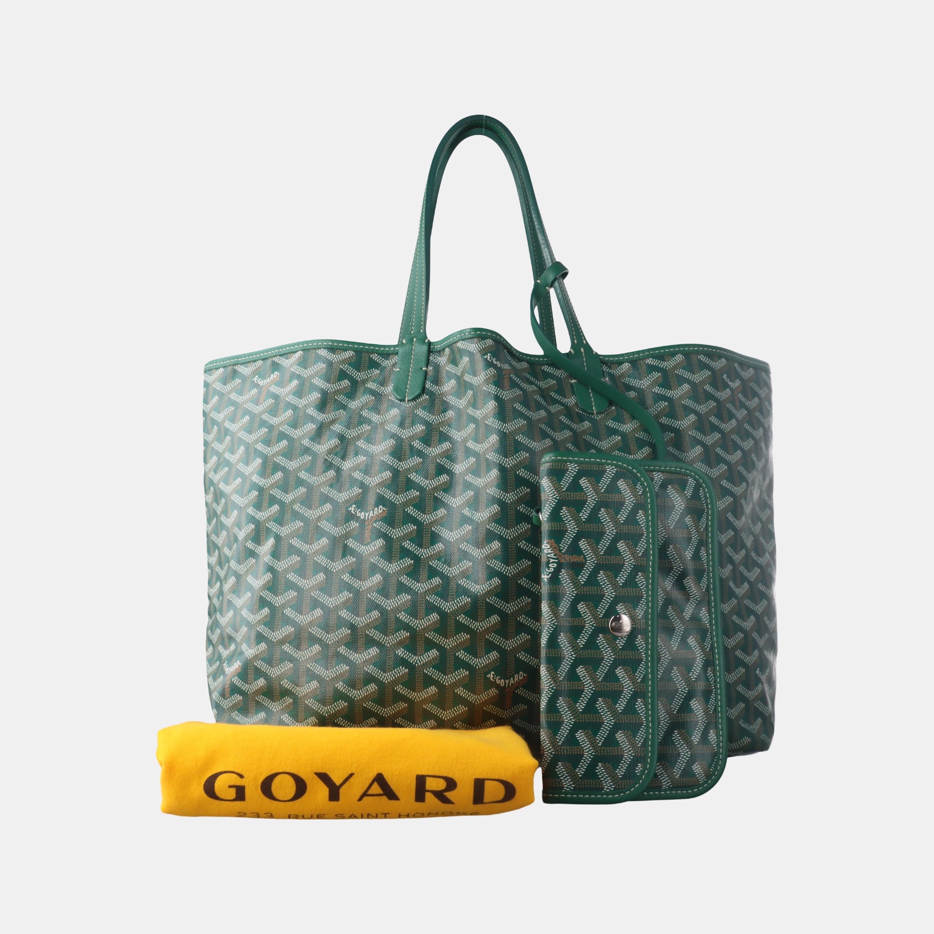 Gray Goyard Saint Louis Tote PM Medium Green
