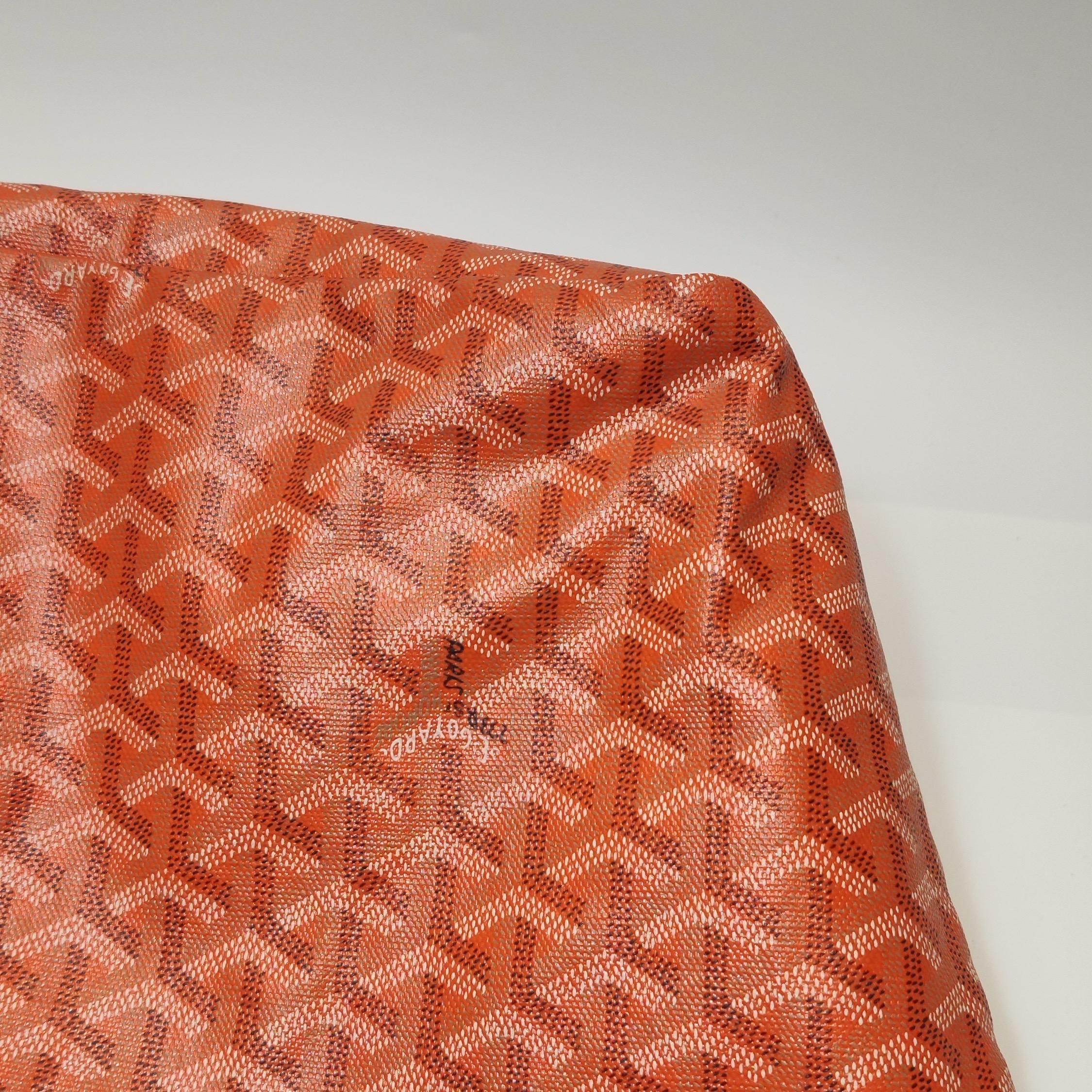 Goyard Saint Louis Tote PM Arancione in tela Goyard in vendita 7