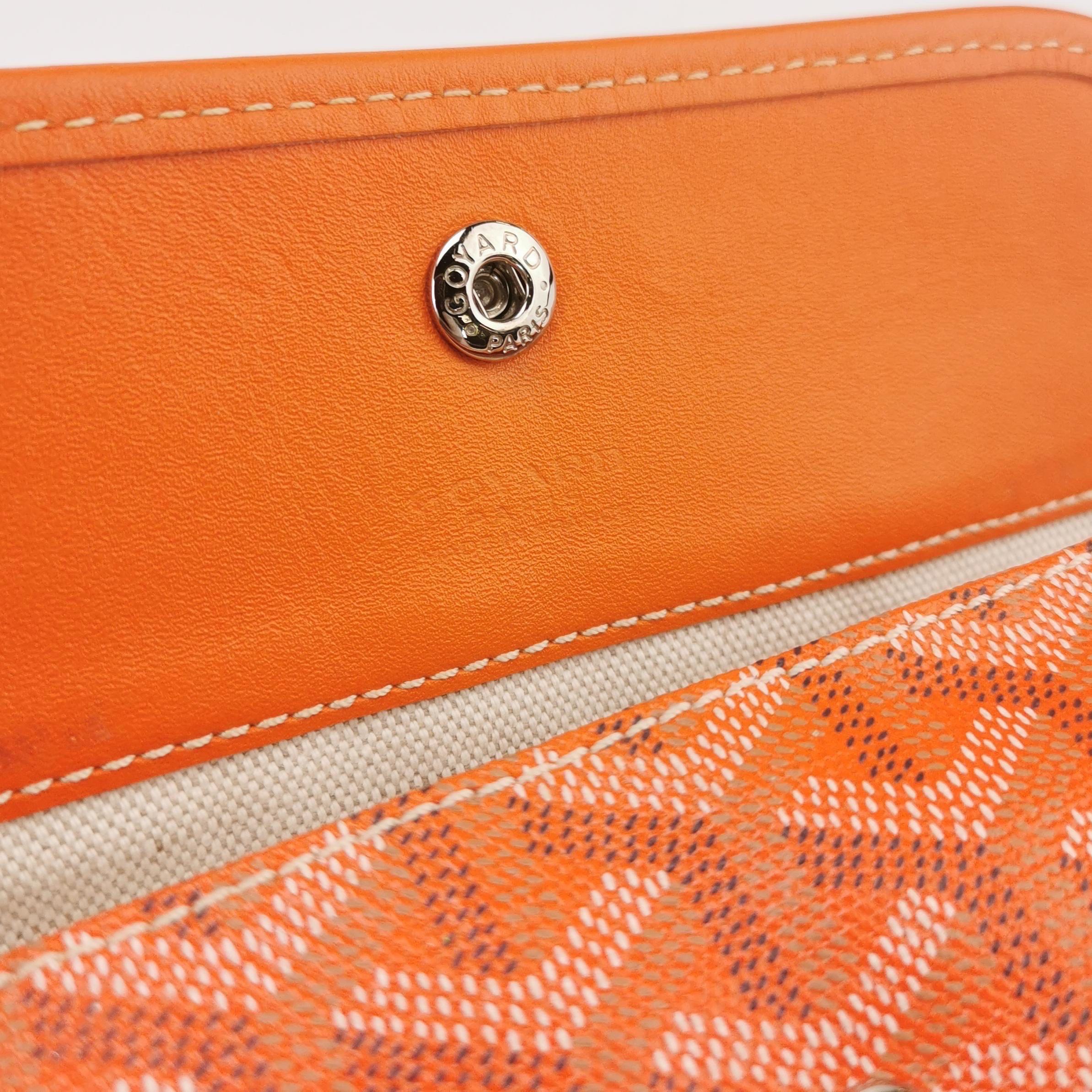 Goyard Saint Louis Tote PM Arancione in tela Goyard in vendita 9