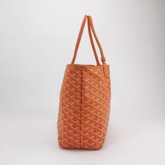 Goyard Saint Louis Tote PM Orange Goyardine Canvas
