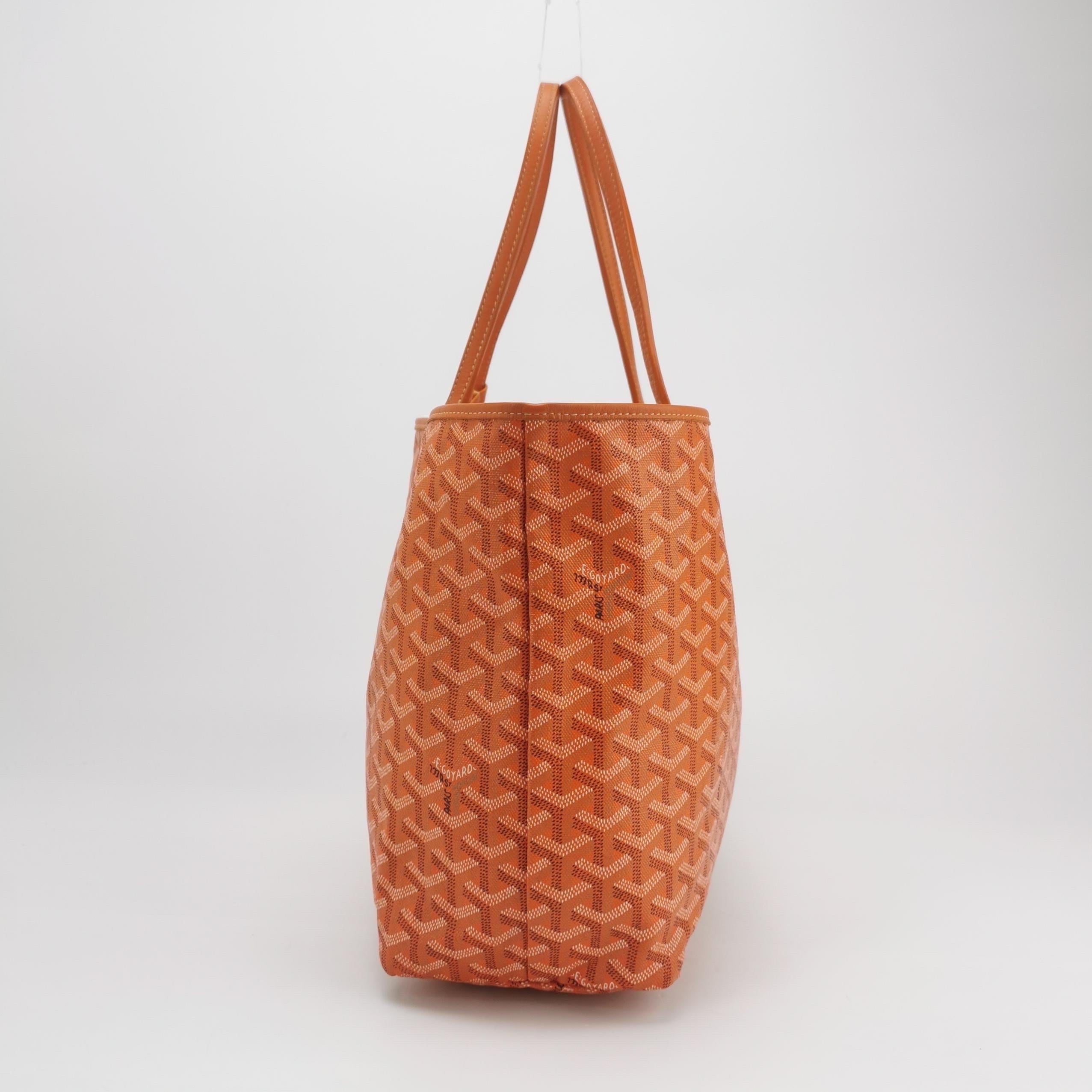 Arancia Goyard Saint Louis Tote PM Arancione in tela Goyard in vendita