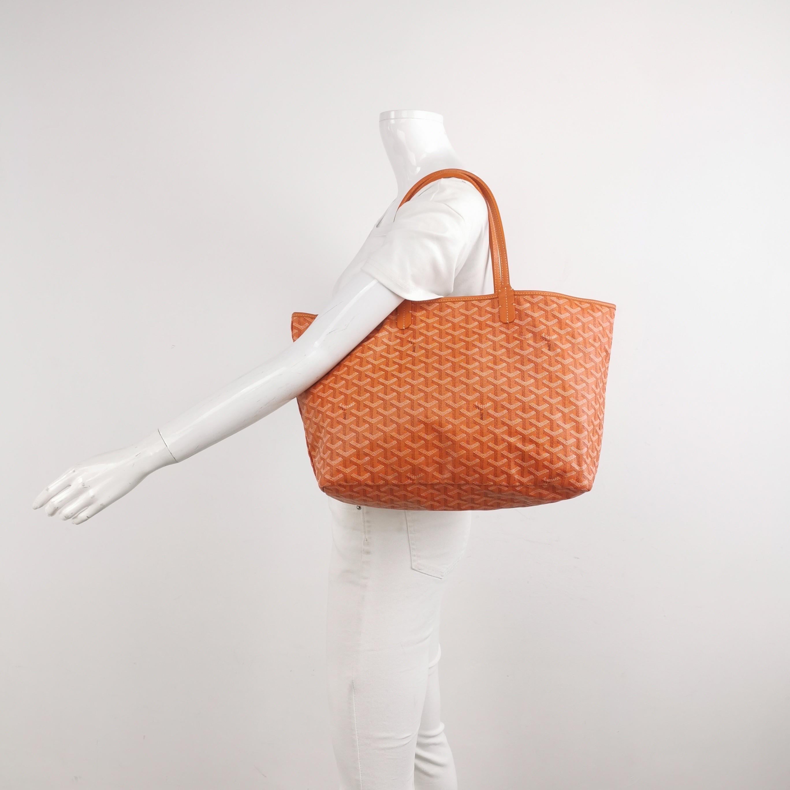 Donna Goyard Saint Louis Tote PM Arancione in tela Goyard in vendita