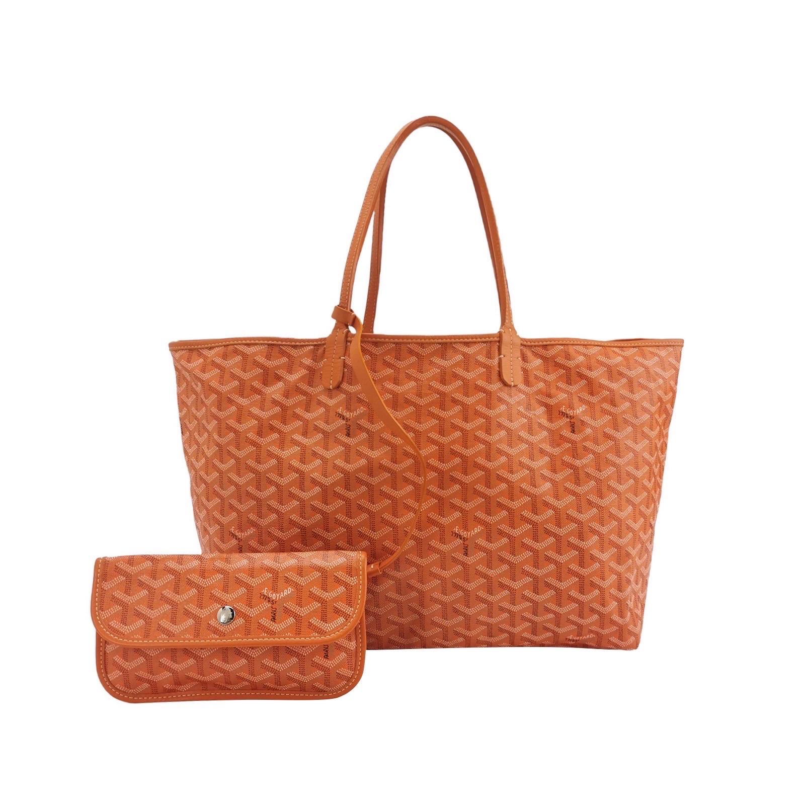 Goyard Saint Louis Tote PM Arancione in tela Goyard in vendita