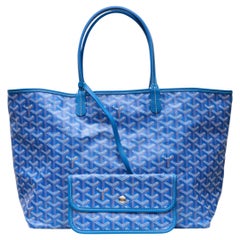 Goyard Saint Louis Tote Sky Blue