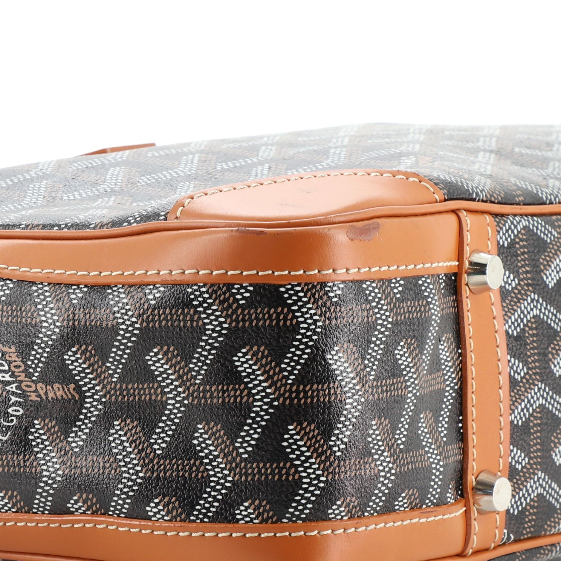 Black Goyard Saint Martin Bag Coated Canvas