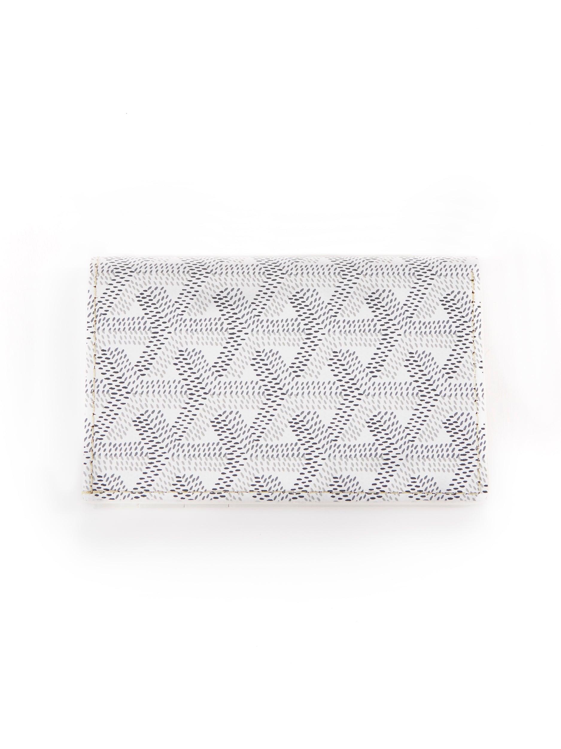 GOYARD Saint-Pierre Card Wallet in White In New Condition In London, GB