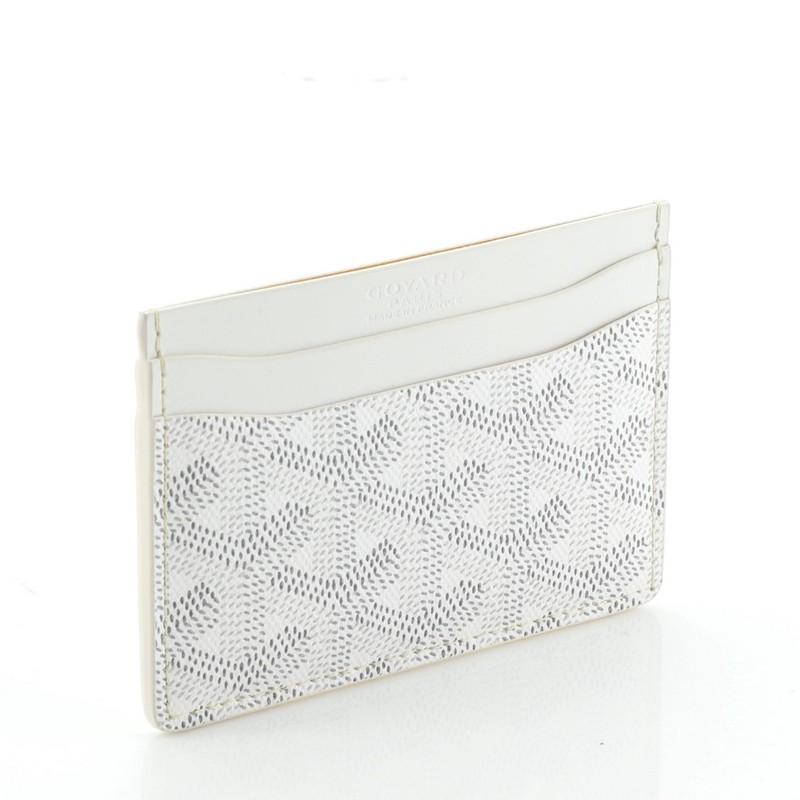 Goyard Saint Pierre Card Holder White