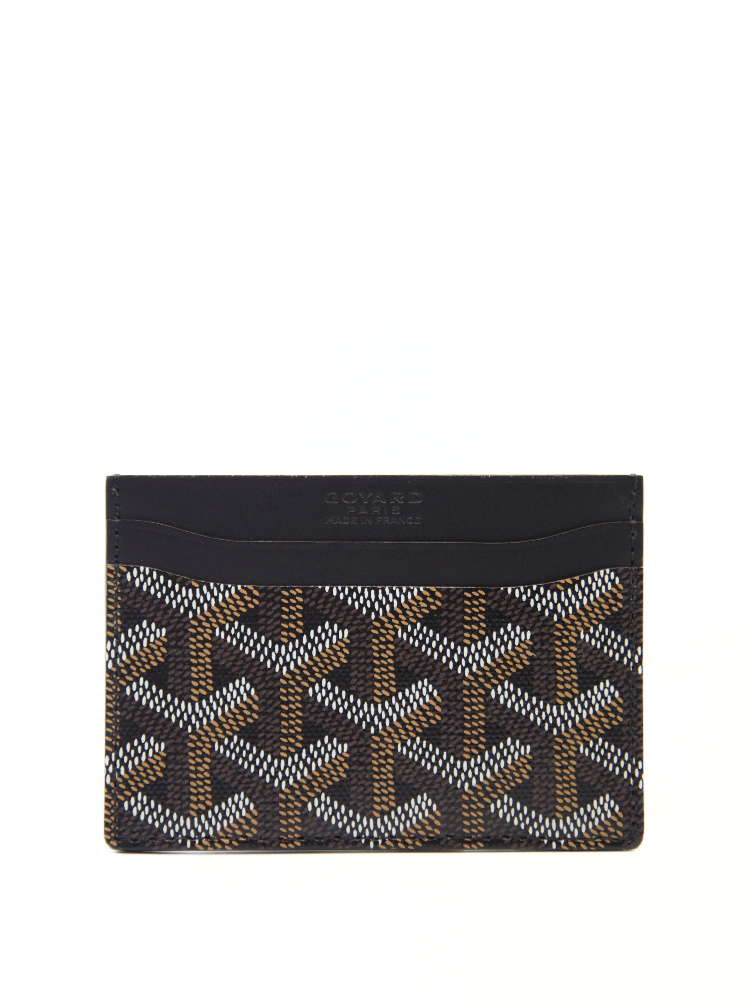 Women's or Men's GOYARD Saint-Sulpice Card Wallet in Black For Sale
